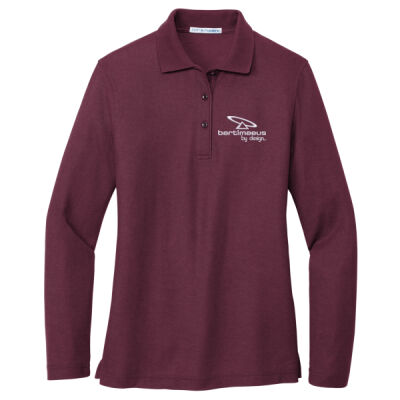 Bartimaeus - Ladies Silk Touch™ Long Sleeve Polo Thumbnail