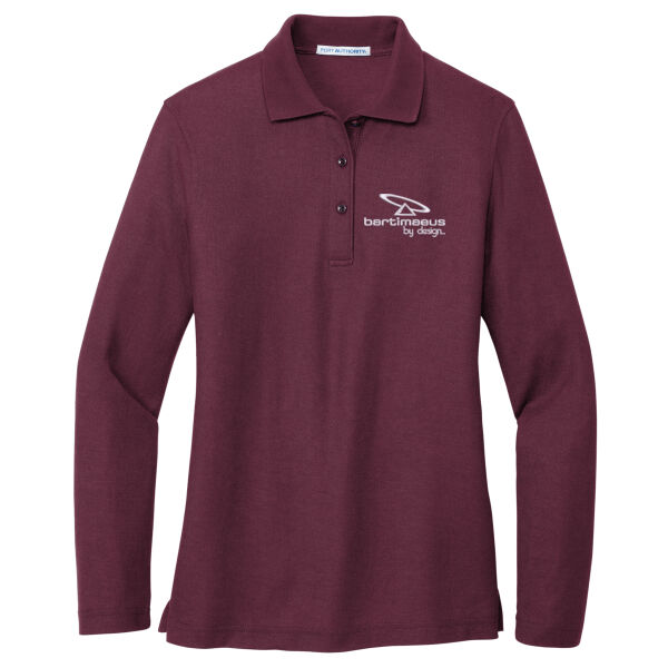 Bartimaeus - Ladies Silk Touch™ Long Sleeve Polo Thumbnail
