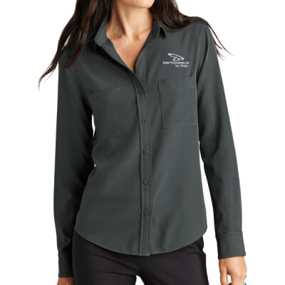 Bartimaeus - Women's Stretch Crepe Long Sleeve Camp Thumbnail