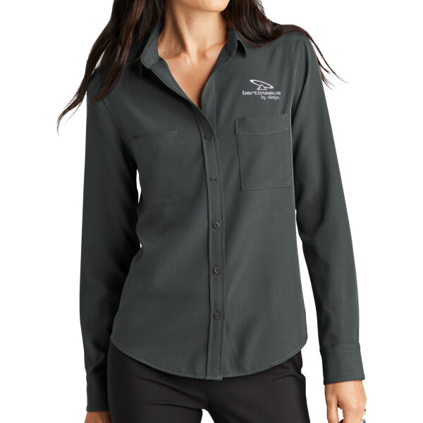 Bartimaeus - Women's Stretch Crepe Long Sleeve Camp Thumbnail