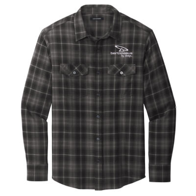 Bartimaeus - Long Sleeve Ombre Plaid Shirt Thumbnail